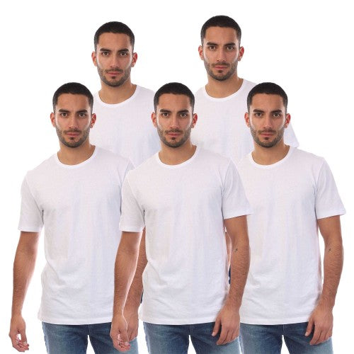 Front - Boss Mens Plain T-Shirt (Pack of 5)
