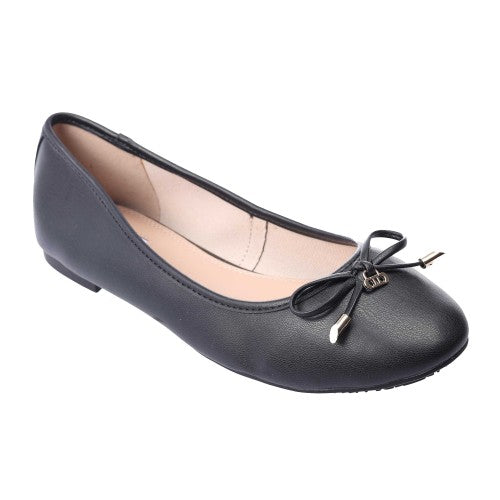 Front - Dune London Womens/Ladies Harping DD-Charm Ballet Flats