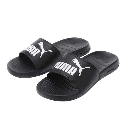 Front - Puma Unisex Adult Popcat Logo Sliders
