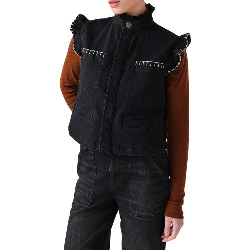 Front - seventy + mochi Womens/Ladies Pablo Waistcoat