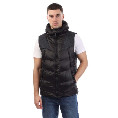 Front - Duck and Cover Mens Rierson Hooded Gilet