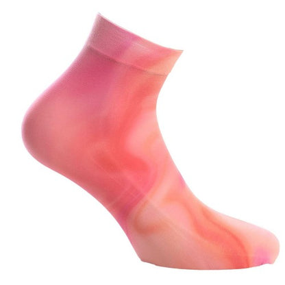Front - Happy Socks Unisex Adult Mia Print Ankle Socks