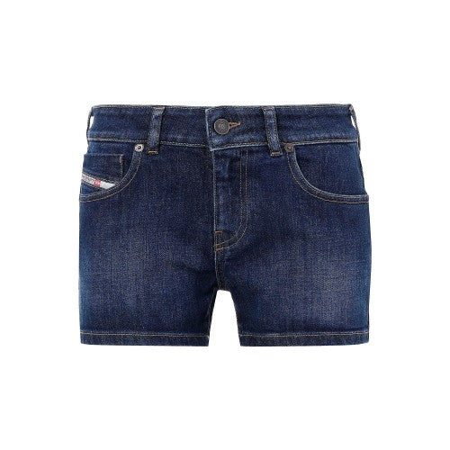 Front - Diesel Womens/Ladies De-Lyla Denim Shorts