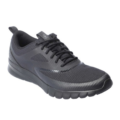 Front - Fabric Mens Draco Plain Shoes