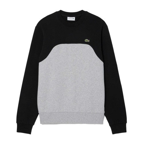 Front - Lacoste Mens Colour Block Fleece Sweatshirt