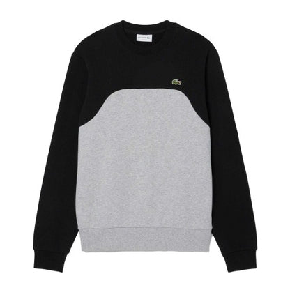 Front - Lacoste Mens Colour Block Fleece Sweatshirt
