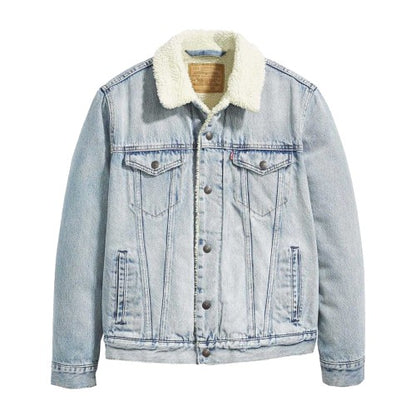 Front - Levis Mens Type III Sherpa Trucker Jacket