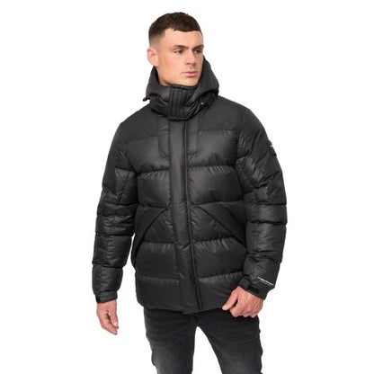 Front - Crosshatch Mens Camptor Panelled Jacket