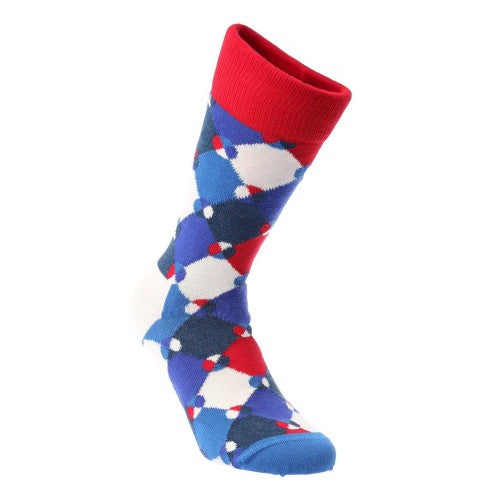 Front - Happy Socks Unisex Adult Diamond Dot Socks