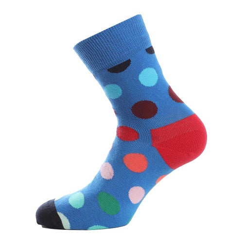 Front - Happy Socks Unisex Adult Dotted Crew Socks