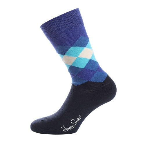 Front - Happy Socks Unisex Adult Faded Diamond Socks
