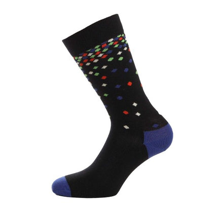 Front - Happy Socks Mens Disco Monkey Crew Socks