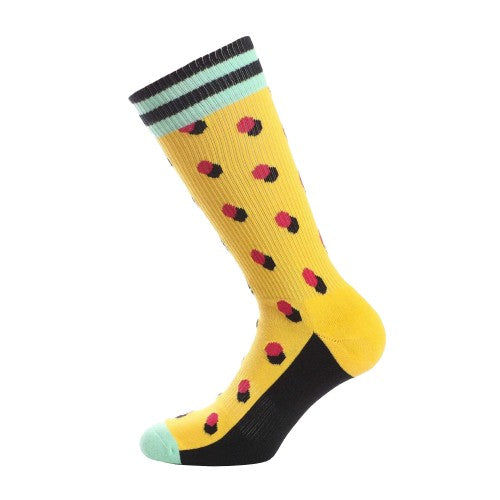 Front - Happy Socks Unisex Adult Polka Dot Athletic Socks