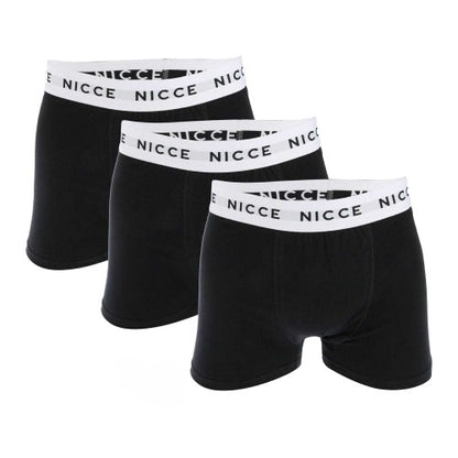 Front - Nicce Mens Wisbor Boxer Shorts (Pack of 3)