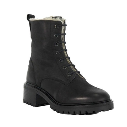 Front - Dune London Womens/Ladies Paniz Faux Fur Lined Chunky Ankle Boots