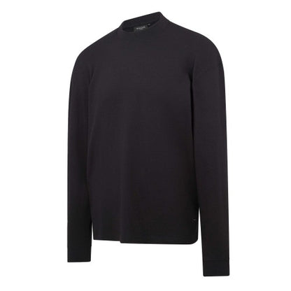 Front - Mallet Mens Interlock Oversized Long-Sleeved T-Shirt
