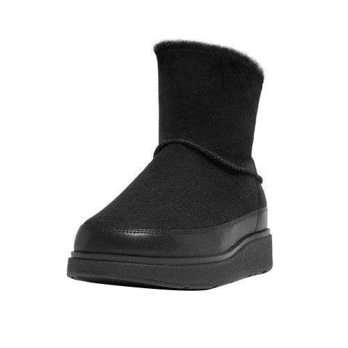 Front - Fit Flop Womens/Ladies Gen-FF Mini Doubleface Shearling Ankle Boots