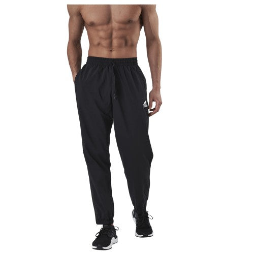 Front - Adidas Mens Essentials Stanford Aeroready Jogging Bottoms