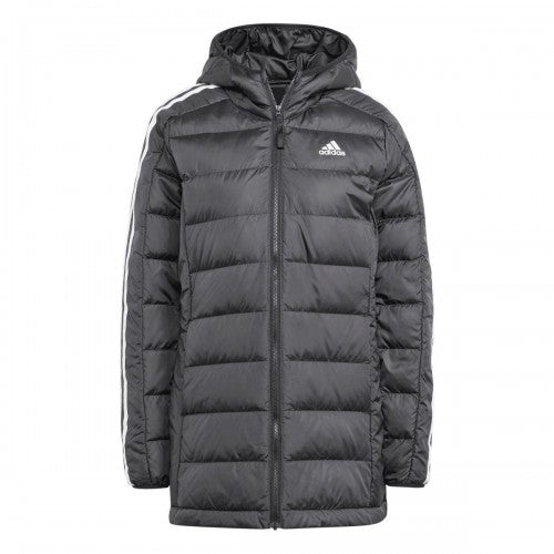 Front - Adidas Womens/Ladies Essentials 3 Stripes Parka