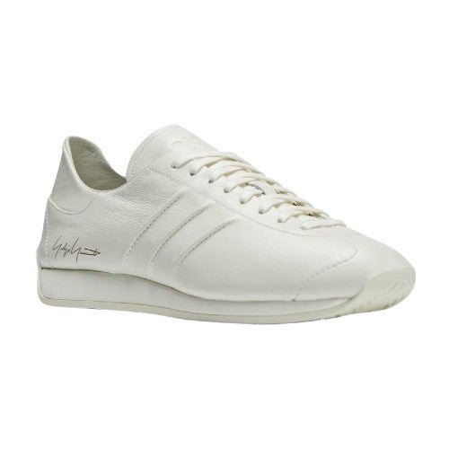 Front - Y-3 Mens Country Leather Trainers