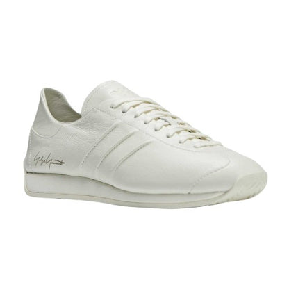 Front - Y-3 Mens Country Leather Trainers