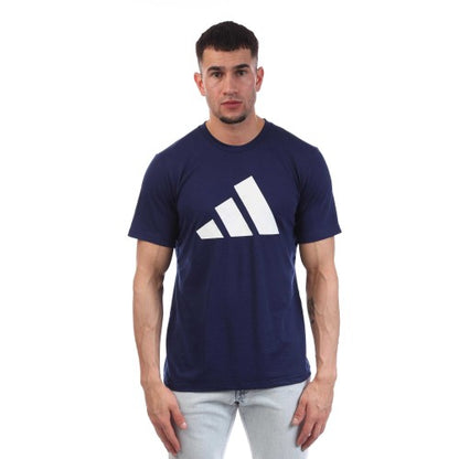 Front - Adidas Mens Train Essentials Feelready Logo Training T-Shirt