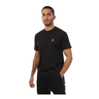 Front - Stone Island Mens T-Shirt Cotton Slim Jersey