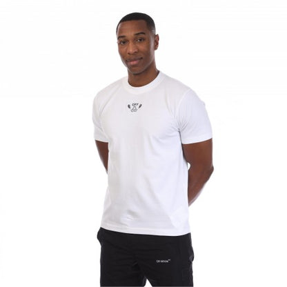 Front - Off White Mens Arrow Bandana Slim T-Shirt