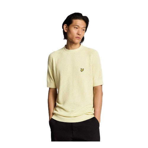 Front - Lyle & Scott Mens Knitted Regular T-Shirt