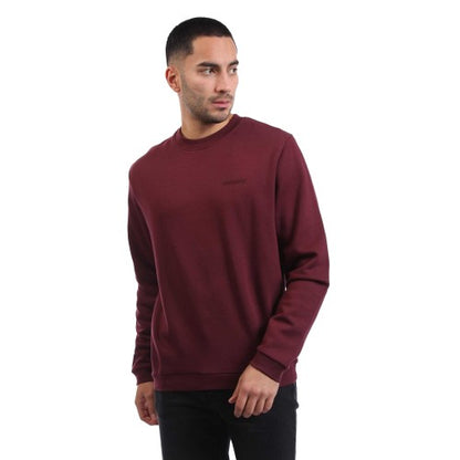 Front - Lyle & Scott Mens Logo Brushed Back Crew Neck Jumper