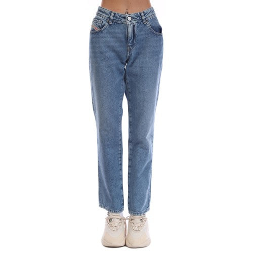 Front - Diesel Womens/Ladies 2002 Slim Jeans