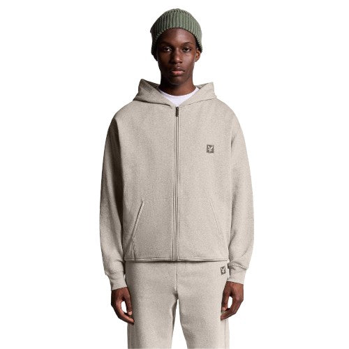 Front - Lyle & Scott Mens Lounge Full Zip Hoodie