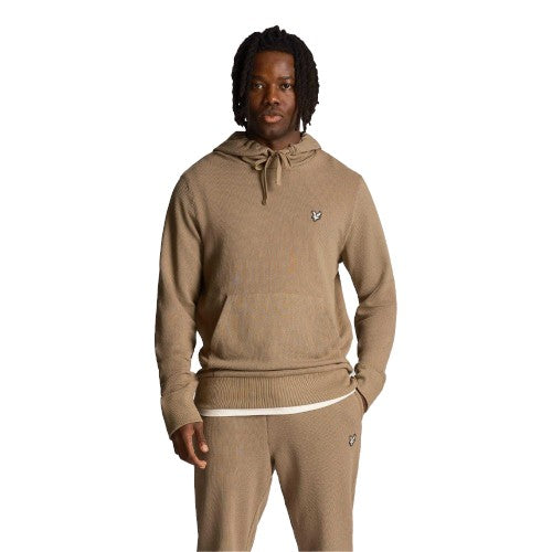 Front - Lyle & Scott Mens Utility Loopback Hoodie