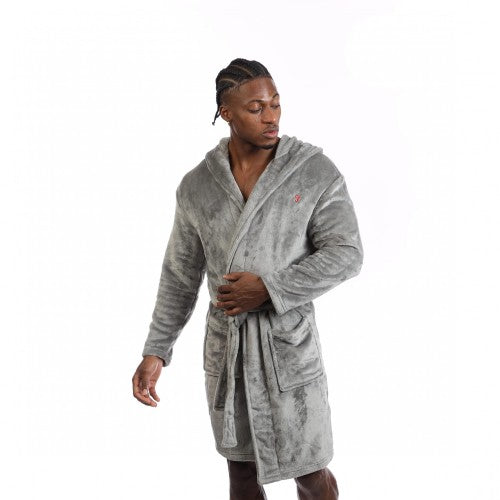 Front - Farah Mens Frazier Long-Sleeved Dressing Gown