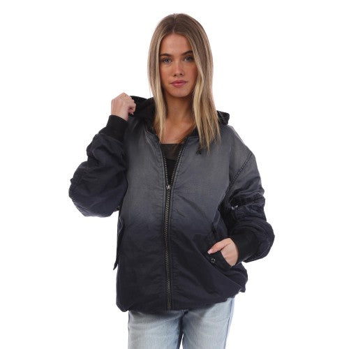 Front - Diesel Womens/Ladies J-Common Bomber Jacket