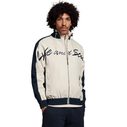 Front - Lyle & Scott Mens Panelled Sport Jacket