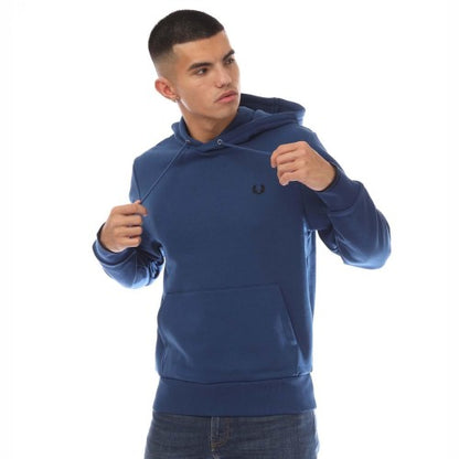 Front - Fred Perry Mens Tipped Hoodie