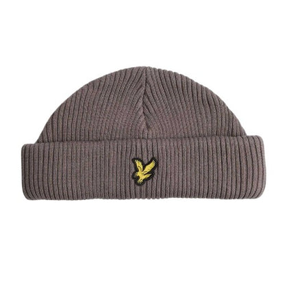 Front - Lyle & Scott Unisex Adult Brim Beanie
