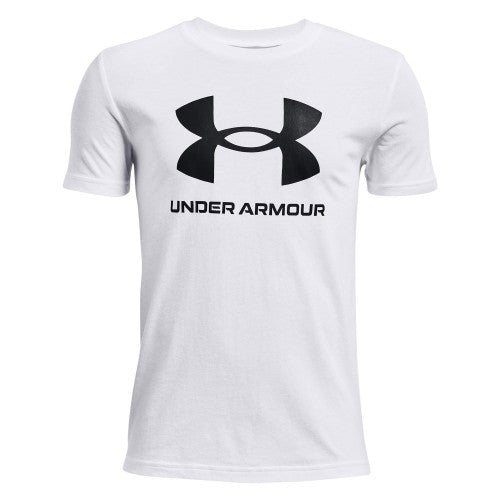 Front - Under Armour Childrens/Kids Sportstyle Logo Short-Sleeved T-Shirt