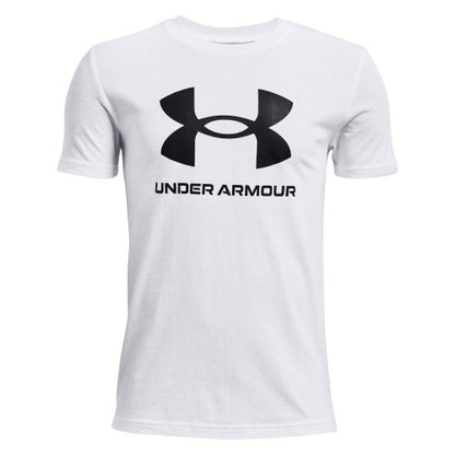 Front - Under Armour Childrens/Kids Sportstyle Logo Short-Sleeved T-Shirt