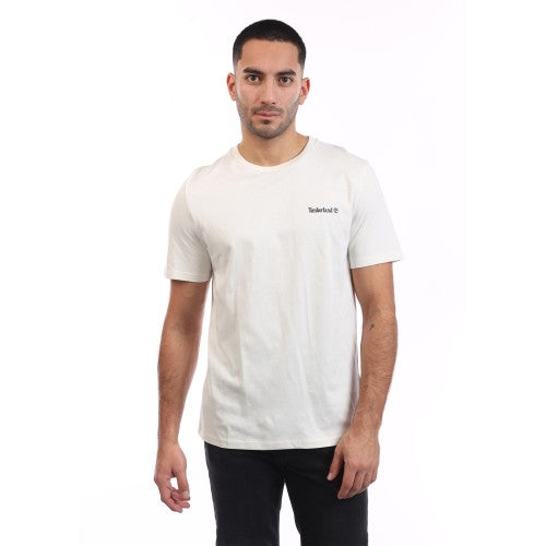 Front - Timberland Mens Linear Logo T-Shirt