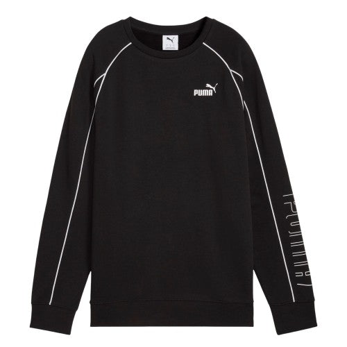 Front - Puma Mens Crew Neck Relaxed Fit Sport Sweatshirt