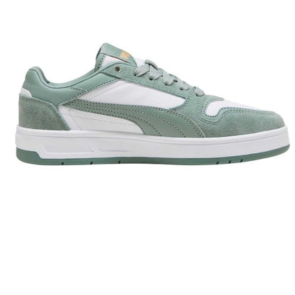 Front - Puma Childrens/Kids Court Classic Synthetic Leather Trainers