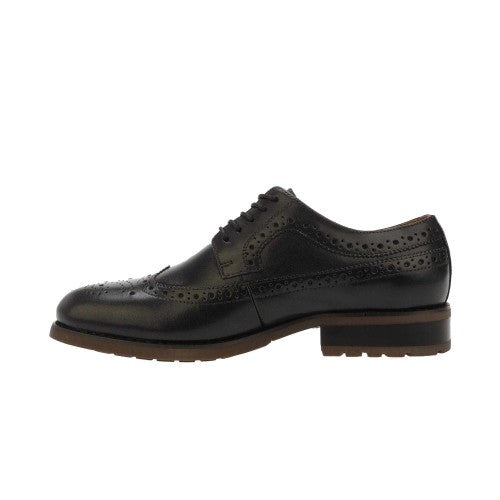 Front - Firetrap Mens Croydon Leather Brogues