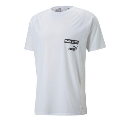 Front - Puma Unisex Adult Manchester City FC Casual T-Shirt