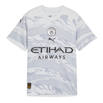 Front - Puma Childrens/Kids Manchester City Fc Graphic Football Jersey
