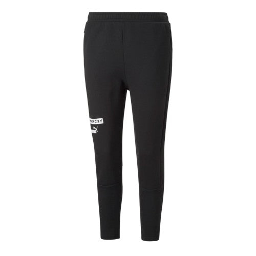 Front - Puma Mens Manchester City FC Casual Jogging Bottoms