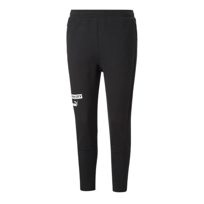 Front - Puma Mens Manchester City FC Casual Jogging Bottoms