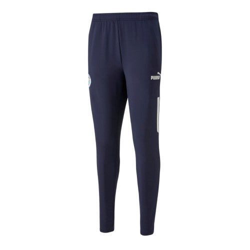 Front - Puma Mens Prematch Manchester City FC Jogging Bottoms