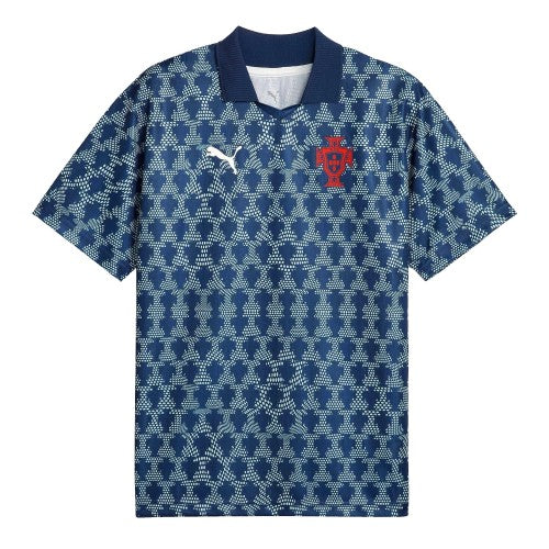 Front - Puma Mens ftblNRGY+ Retro Portugal Football Jersey